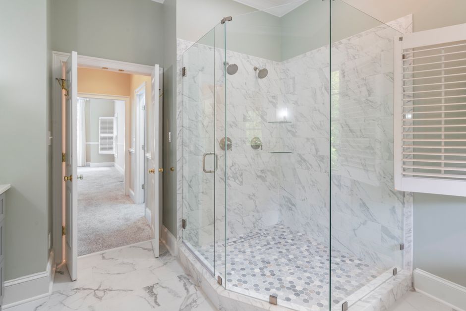 After — Oak Lawn Tub-to-Shower Conversion — Tub-to-Shower Conversion bathroom remodel