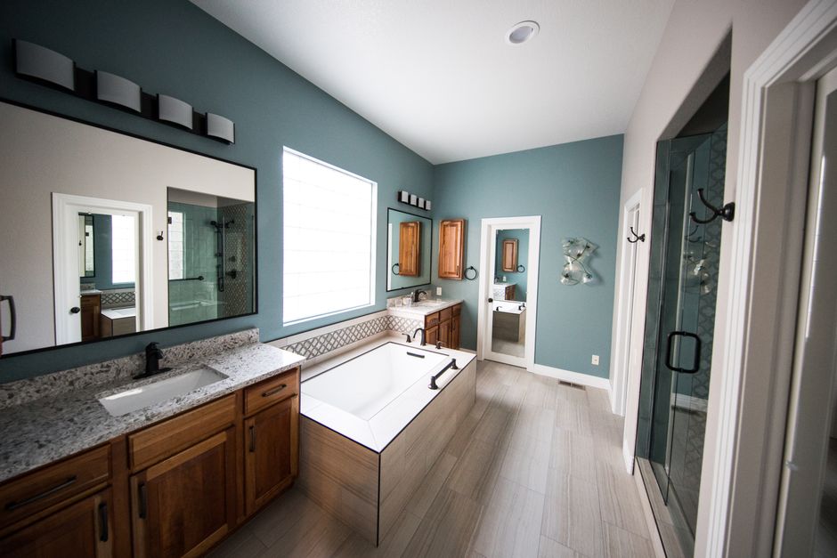 After — Tinley Park Vanity Upgrade — Vanity & Fixture Upgrade bathroom remodel